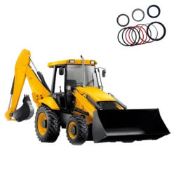 Backhoe loader seals module