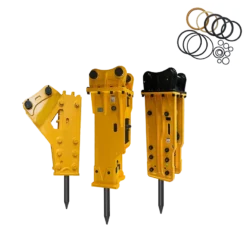 Hydraulic breaker repair seals module