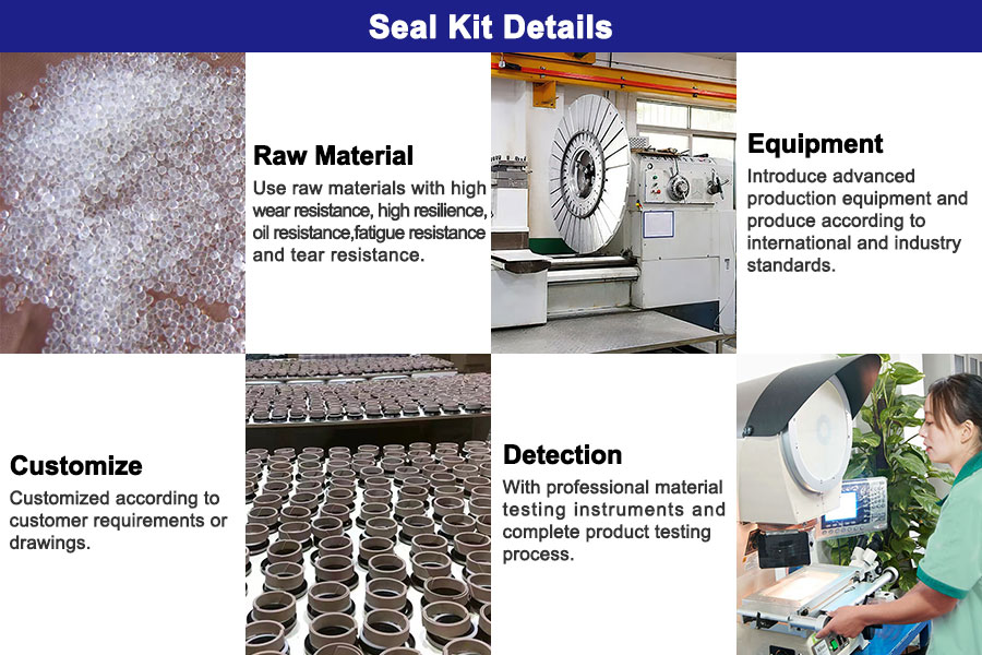 Hydraulic breaker seal kit details