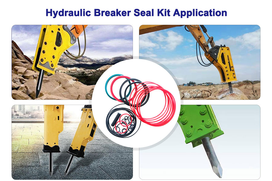 Hydraulic breaker seal kit Application