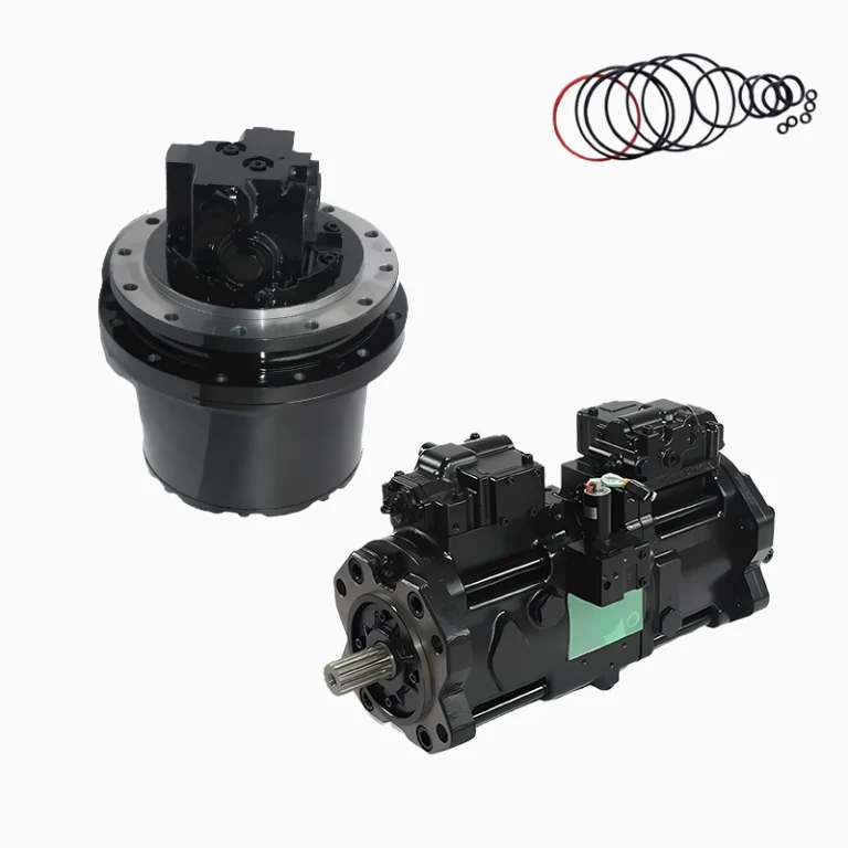 Hydraulic pump and travel motor seals