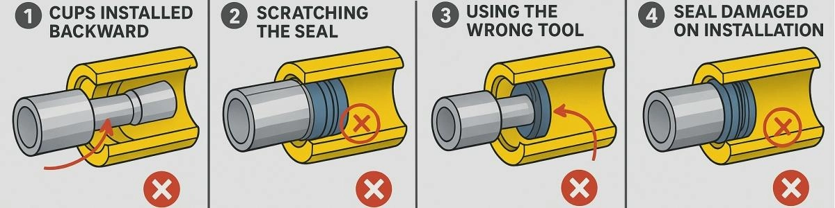 Hydraulic Seal Installation Mistakes