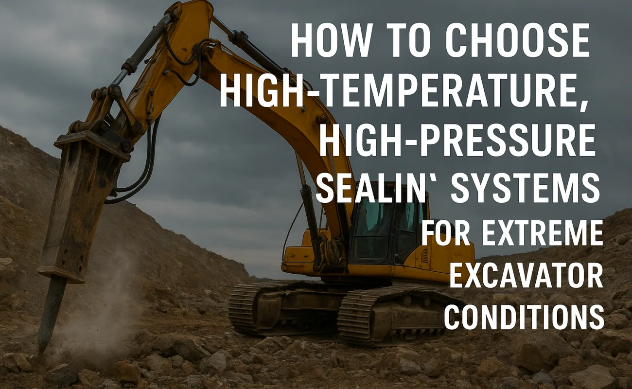 Choose High-Temperature and High-Pressure Sealing Systems for Excavators