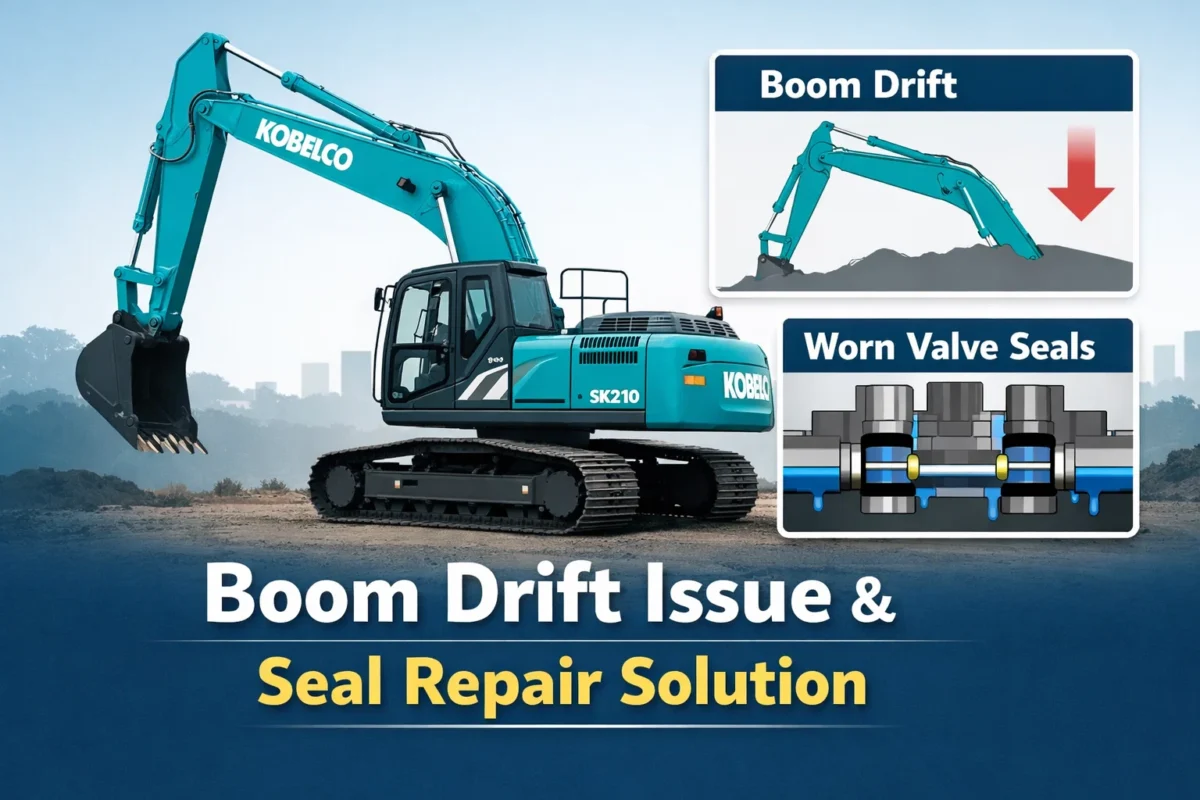 Kobelco SK210-8 Boom Drift
