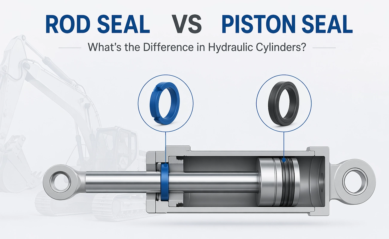 Difference Between Rod Seal and Piston Seal in Hydraulic Cylinders