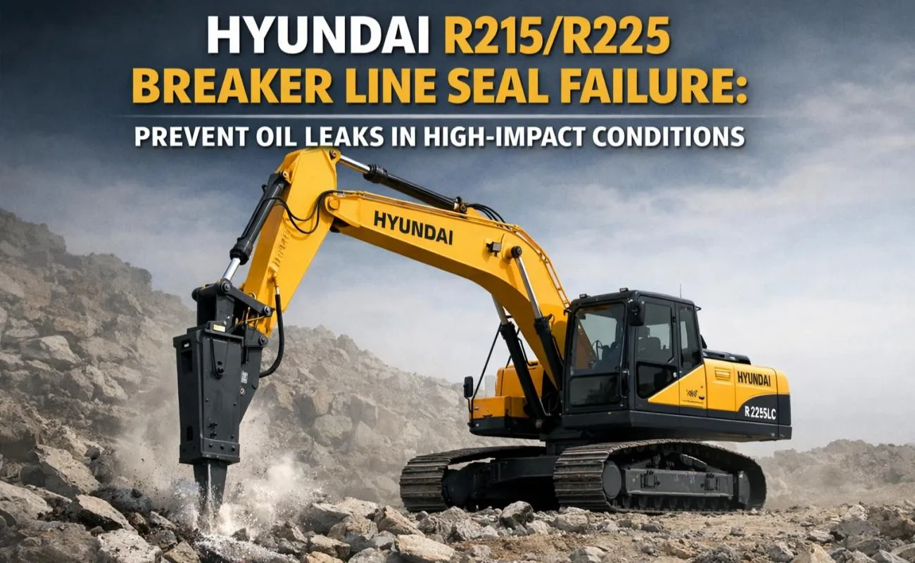 Hyundai R215 R225 Breaker Line Seal Kits