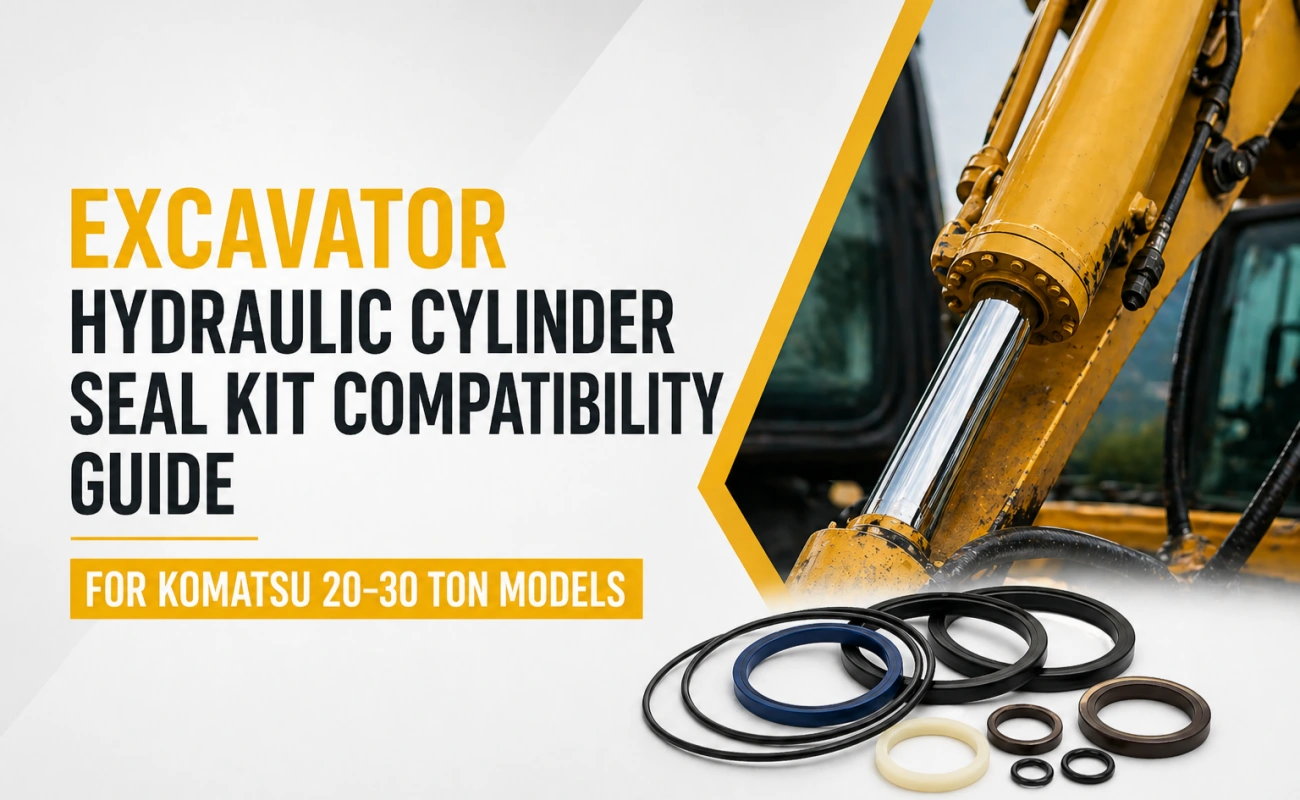 Komatsu Excavator Hydraulic Cylinder Seal Kit Compatibility Guide