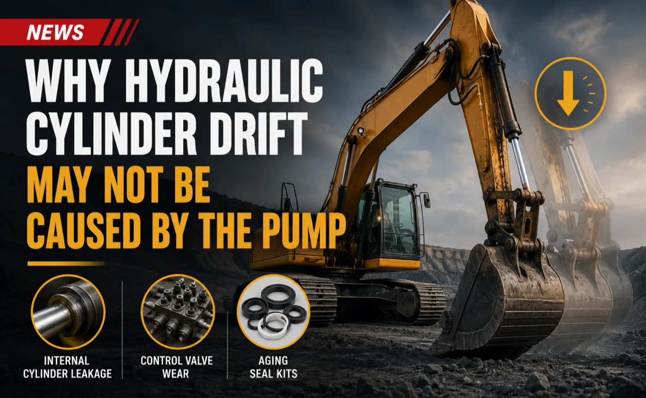 Hydraulic Cylinder Drift May Be Caused by Seal Kits