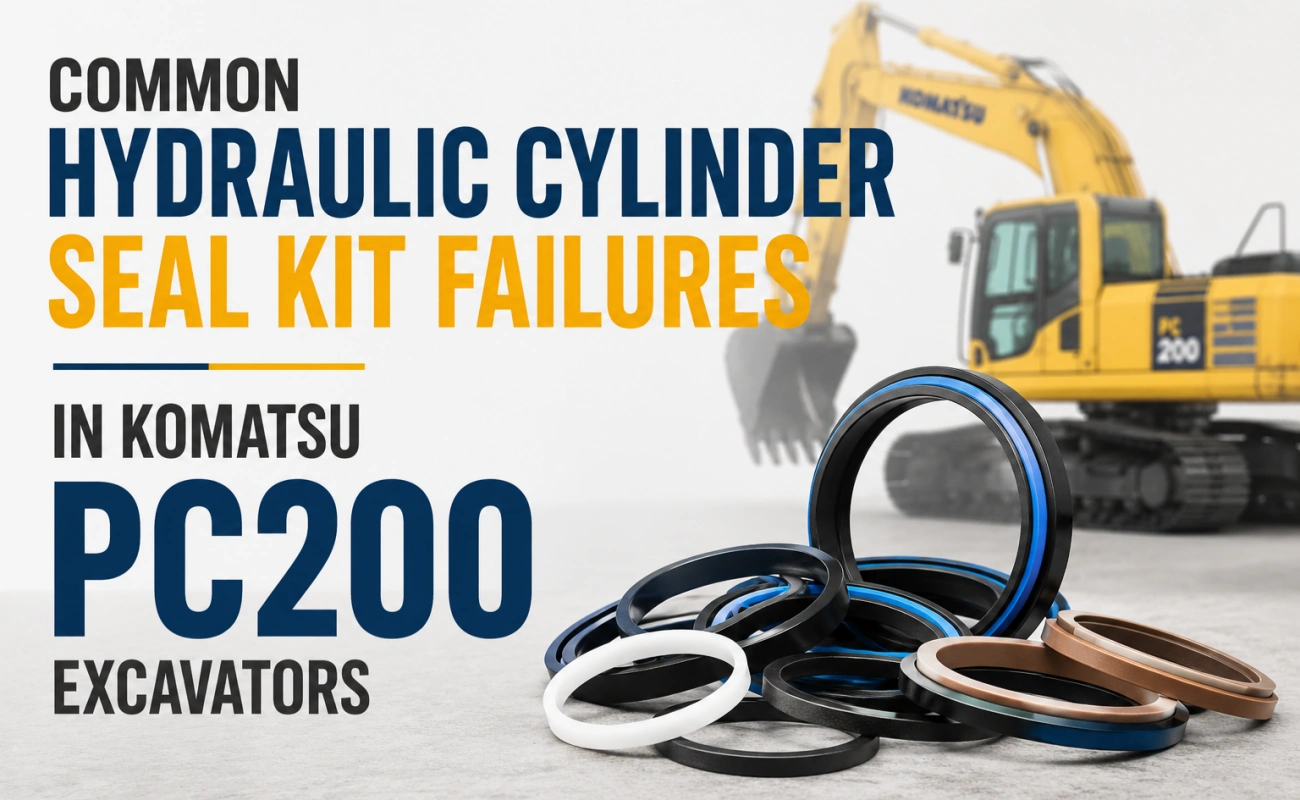 Komatsu PC200 Excavators Hydraulic Cylinder Seal Kit Failures